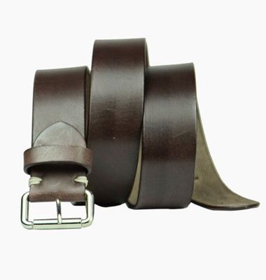 

99Cells Men Casual Brown Genuine Leather Belt
