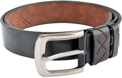 

Swiss Design Men Casual Black Genuine Leather Belt