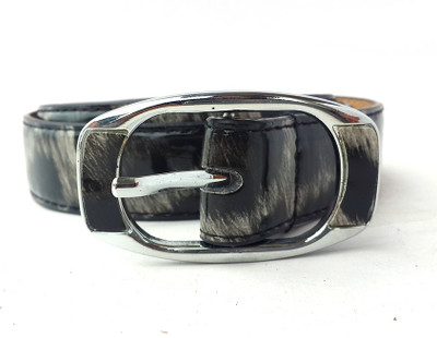 

SV Women Casual Black Artificial Leather Belt, Black-belt