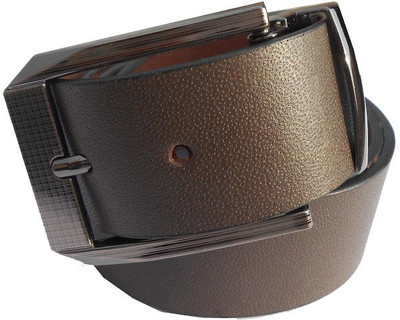 

B.S.Chadha Group Men Formal Brown Genuine Leather Belt