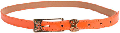 

Tiekart Women Casual Orange Metal Belt