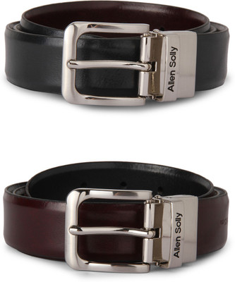 

Allen Solly Men Black Genuine Leather Belt