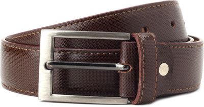 

Hidedge Men Brown Metal Belt
