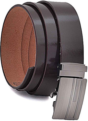 

Hawai Men Casual, Formal Brown Genuine Leather Belt, Brown-01