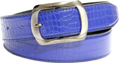 

Skyways Men Evening/Party, Casual Blue Artificial Leather Belt, Blue-02