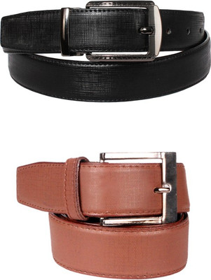 

Lenin Men Casual Black Genuine Leather Belt