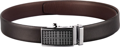 

Teakwood Men Casual Brown Genuine Leather Reversible Belt