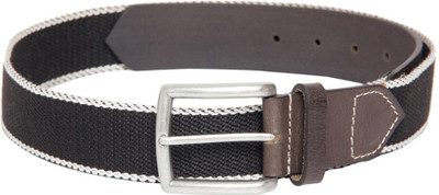 

Pacific Gold Men Casual Black Genuine Leather Belt, Black;brown
