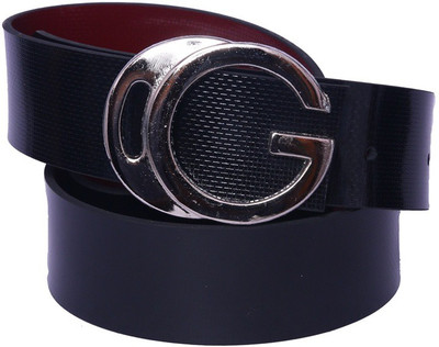 

OODI Men Black Artificial Leather Belt