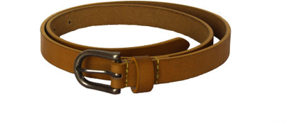 

Vickiana Quest Girls Formal, Casual Yellow Genuine Leather Belt