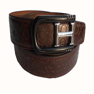 

M&Ms Men Brown Texas Leatherite Belt