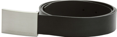 

French Connection Men Formal Black Genuine Leather Belt