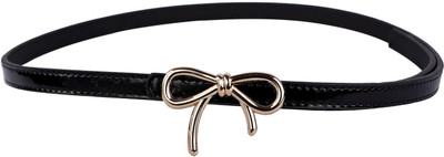 

Stylehoops Women Casual, Party, Evening Black Artificial Leather Belt