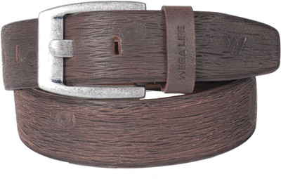 

Wega Life Men Casual Brown Genuine Leather Belt