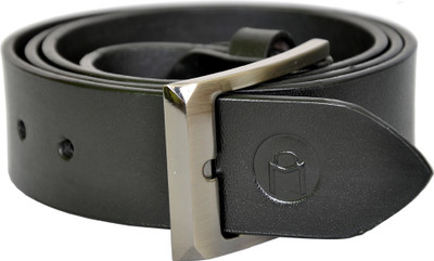 

MOSPL Men Formal Black Genuine Leather Belt