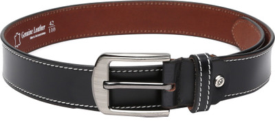 

WildHorn Men Casual Black Genuine Leather Belt