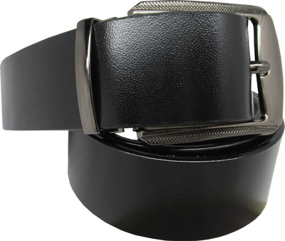 

Comfort Zone Men Casual, Party, Formal Black Genuine Leather Belt