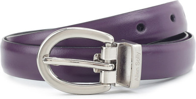 

Allen Solly Women Black, Purple Metal Reversible Belt