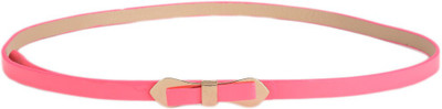 

Tiekart Women Casual Pink Metal Belt