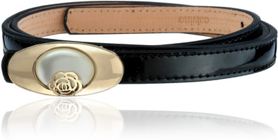 

Calvino Girls Casual, Evening/Party Black Artificial Leather Belt