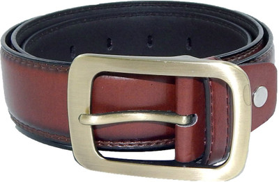 

Els Men Formal, Casual Brown Synthetic Belt, Brown-04