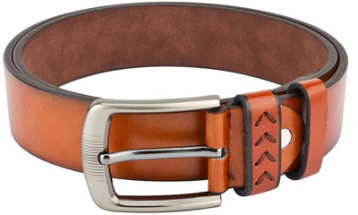 

Swiss Design Men Casual Tan Genuine Leather Belt
