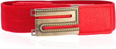 

Calvino Girls Casual, Evening/Party Red Artificial Leather Belt