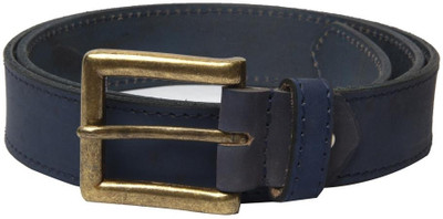 

Buckle Up Men Casual Blue Genuine Leather Belt