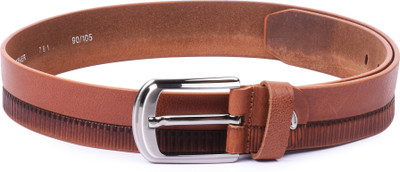 

Buckle Up Men Tan Genuine Leather Belt