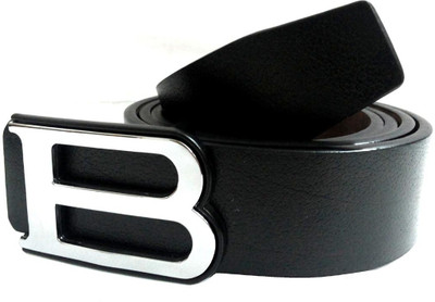 

Mode Boys Casual, Formal Black Genuine Leather Belt, Black-172