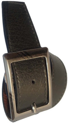 

AmahapGlamourDaze Men Formal Black Synthetic Belt