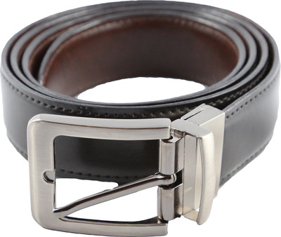 

Desi Saga Men Casual Black Artificial Leather Reversible Belt
