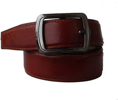 

Klaska Men Casual Brown Genuine Leather Belt