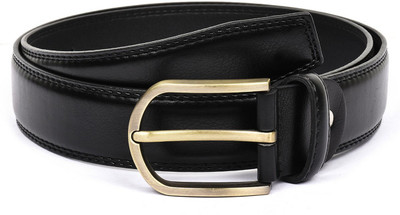 

Buckle Up Men Formal Black Artificial Leather Belt