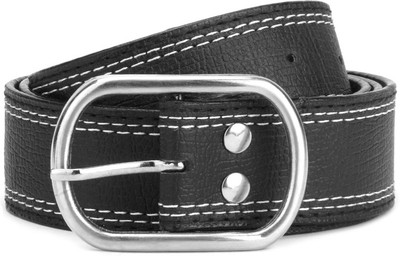 

Skyways Men Formal, Casual Black Artificial Leather Belt, Blk-03