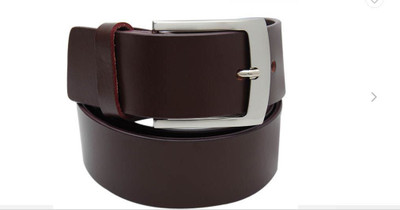 

OODI Men Brown Genuine Leather Belt