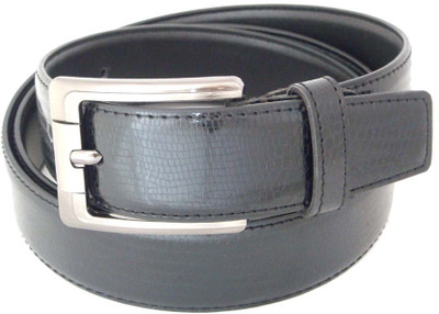 

SFA Men Formal Black Artificial Leather Belt, Black204