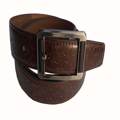 

M&Ms Men Brown Texas Leatherite Belt