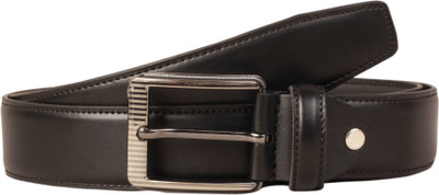 

Scharf Men Casual Black Artificial Leather Belt, Black-08