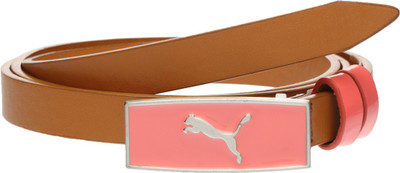 

Puma Women Brown Genuine Leather Belt