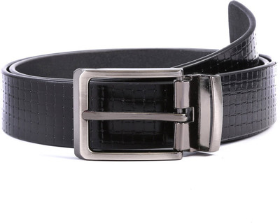 

WildHorn Men Casual Black Genuine Leather Belt