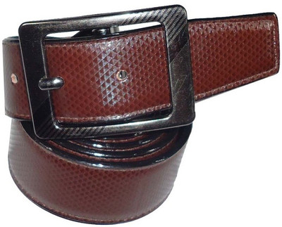 

P&E Men Formal Brown Artificial Leather Reversible Belt