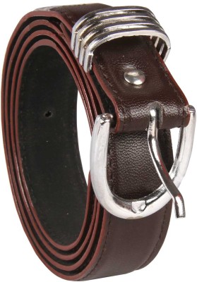 

Via Harp Boys Casual, Party, Formal, Evening Brown Artificial Leather Belt, Choclate