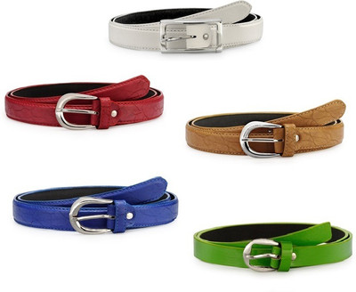 

Arum Girls Casual, Formal Multicolor Artificial Leather Belt