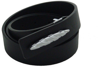 

SFA Men Formal Black Artificial Leather Belt, Blackcode726