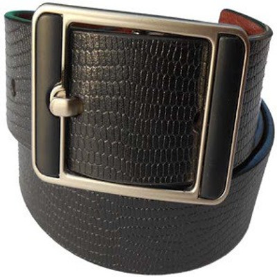 

M&Ms Men Formal Black Genuine Leather Reversible Belt