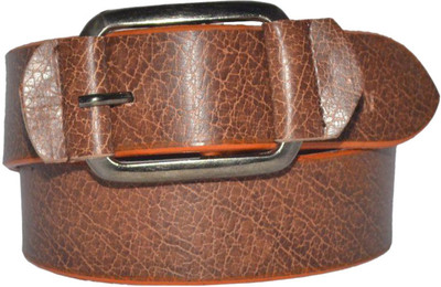 

LAER Men & Women Tan Artificial Leather Belt