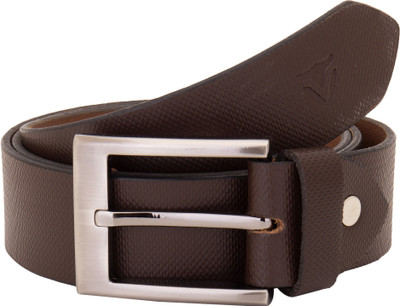

Valbone Men Casual Brown Genuine Leather Belt, Dark brown