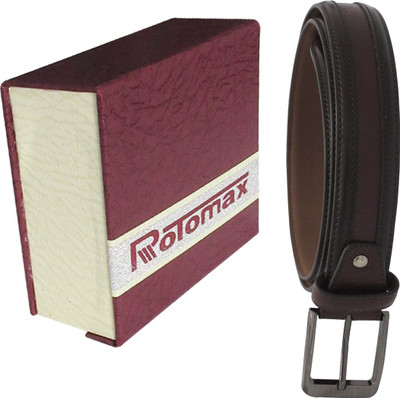 

Rotomax Men Brown Artificial Leather Belt
