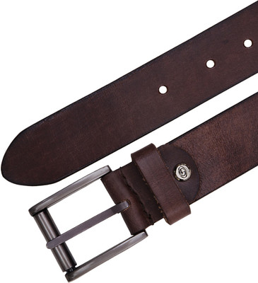 

Hornbull Men Casual Brown Genuine Leather Belt